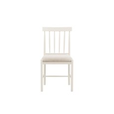 Gallery Direct Eton Painted White Upholstered Dining Chair