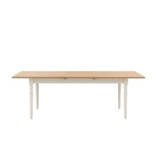 Gallery Direct Eton Painted White Ext 180-230cm Dining Table Gallery Direct Eton Painted White Ext 180-230cm Dining Table