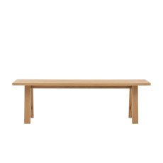 Gallery Direct Eton Natural Trestle Dining Bench