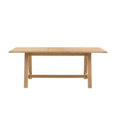 Gallery Direct Eton Natural Ext 160-200cm Trestle Dining Table Gallery Direct Eton Natural Ext 160-200cm Trestle Dining Table