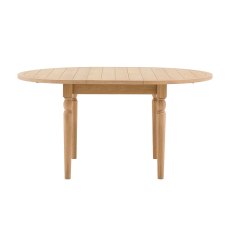 Gallery Direct Eton Natural Round Ext 110-150cm Dining Table
