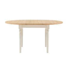 Gallery Direct Eton Painted White Round Ext 110-150cm Dining Table Gallery Direct Eton Painted White Round Ext 110-150cm Dining Table