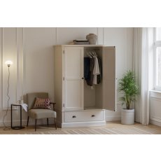 Gallery Direct Eton Painted White Wardrobe