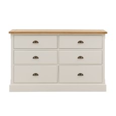 Gallery Direct Eton Painted White 6 Drawer Chest of Drawers Gallery Direct Eton Painted White 6 Drawer Chest of Drawers