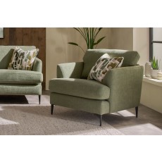 Jonas Fabric Snuggle Cuddler Chair