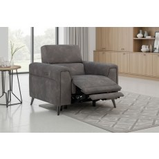 Lumea Recliner Chair with Power Headrest & Bluetooth Speakers