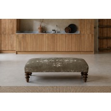 Tetrad Heritage Jacaranda Bagru Curved Plain Top Stool