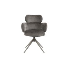 Vida Living Apollo Mocha Fabric Dining Chair Vida Living Apollo Mocha Fabric Dining Chair