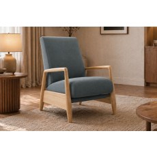 La-Z-Boy Faith Capsule Accent Chair with High Leg Pushback Recliner