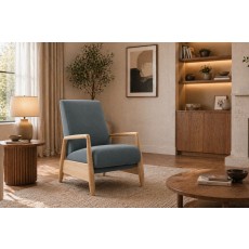La-Z-Boy Faith Capsule Accent Chair with High Leg Pushback Recliner