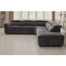 Monaco 6 Seater Corner Sofa with Power Recliner and Headrest