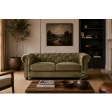 Buckland Chesterfield 2 Seater Sofa with Buttoned Back Buckland Chesterfield 2 Seater Sofa with Buttoned Back