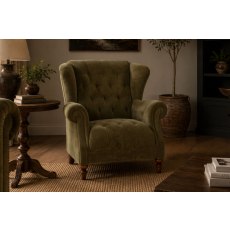 Buckland Chesterfield Buttoned Wing Chair Buckland Chesterfield Buttoned Wing Chair