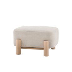 Gallery Direct Husby Footstool in Willow Dusty