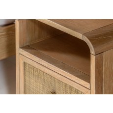 Gallery Direct Bibury Oak 1 Drawer Bedside Table