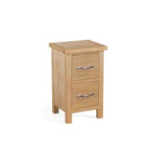 New Trinity Natural Oak Narrow Bedside