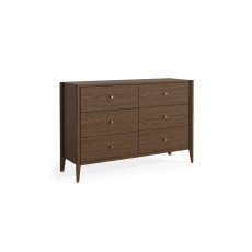 Paris Brown 6 Drawer Chest of Drawers Paris Brown 6 Drawer Chest of Drawers