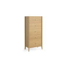 Paris Natural 5 Drawer Tallboy Paris Natural 5 Drawer Tallboy