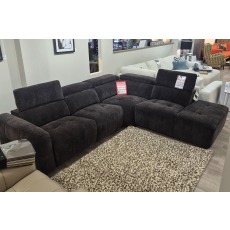 Ex-Display Truro - Monaco Corner Sofa Power Recliner + Headrest
