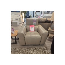Ex-Display Truro - Monaco Leather Power Recliner + Headrest