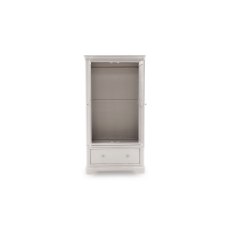Mabel Wooden 2 Door Wardrobe in Painted Taupe Finish