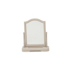 Mabel Wooden Dressing Table Mirror in Painted Taupe Finish
