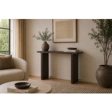 California Dark Oak Console Table