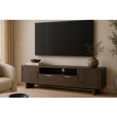 California Dark Oak Large TV Unit