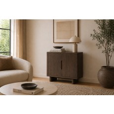 California Dark Oak Shoe Storage
