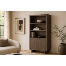 California Dark Oak Display Cabinet