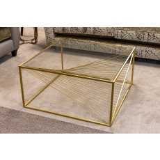 Ex-Display Liskeard - Gold Twist Coffee Table Ex-Display Liskeard - Gold Twist Coffee Table