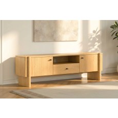 Como Oak 160cm Large TV Unit