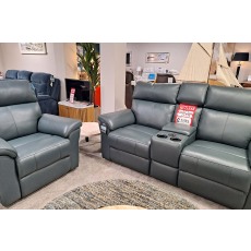 Ex-Display Plymouth - La-Z-Boy Dixie Leather 3 Seater Sofa & Chair