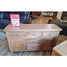 Ex-Display Plymouth - Rustic Oak Dresser Base Ex-Display Plymouth - Rustic Oak Dresser Base