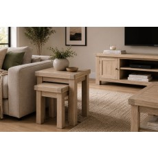 Normandy White Wash Nest Of Tables