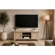 Normandy White Wash 140cm TV Unit