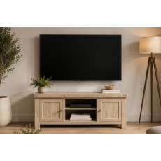 Normandy White Wash 140cm TV Unit