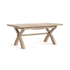 Normandy White Wash Cross Leg Ext 200-245cm Dining Table Normandy White Wash Cross Leg Ext 200-245cm Dining Table