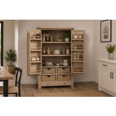 Normandy White Wash Kitchen Larder Unit