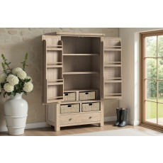 Normandy White Wash Kitchen Larder Unit Normandy White Wash Kitchen Larder Unit