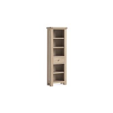 Normandy White Wash Slim Bookcase Normandy White Wash Slim Bookcase