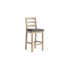 Normandy White Wash Bar Stool Normandy White Wash Bar Stool