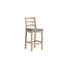 Normandy White Wash Bar Stool Normandy White Wash Bar Stool