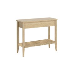 Sicily Oak Storage Sofa Side Table