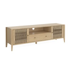 Sicily Oak 160cm Weave Large TV Unit Sicily Oak 160cm Weave Large TV Unit