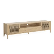 Sicily Oak 200cm Weave Large TV UNIT Sicily Oak 200cm Weave Large TV UNIT