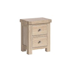 Normandy White Wash Bedside Table
