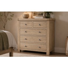 Normandy White Wash 2 Over 3 Chest of Drawer Normandy White Wash 2 Over 3 Chest of Drawer