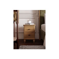 Verona Oak Slim Bedside Table Verona Oak Slim Bedside Table