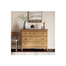 Verona Oak 3 Over 2 Chest of Drawers